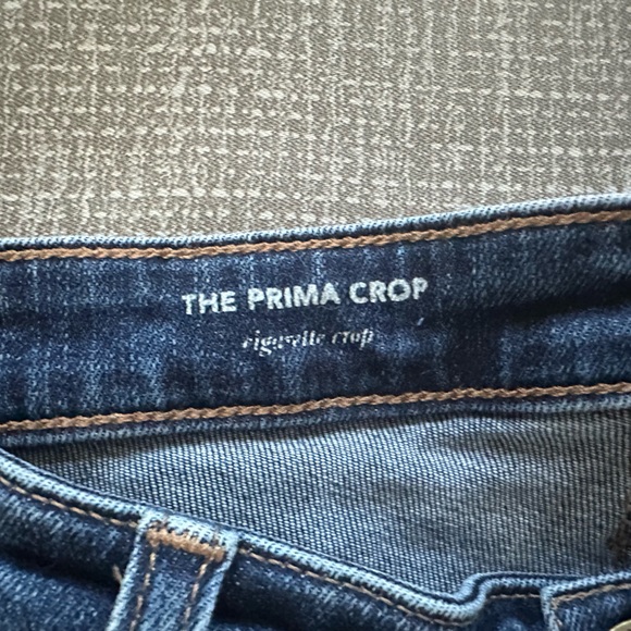 AG Adriano Goldschmied Medium Washed Blue Skinny The Prima Crop Jeans size 28 - Picture 7 of 12